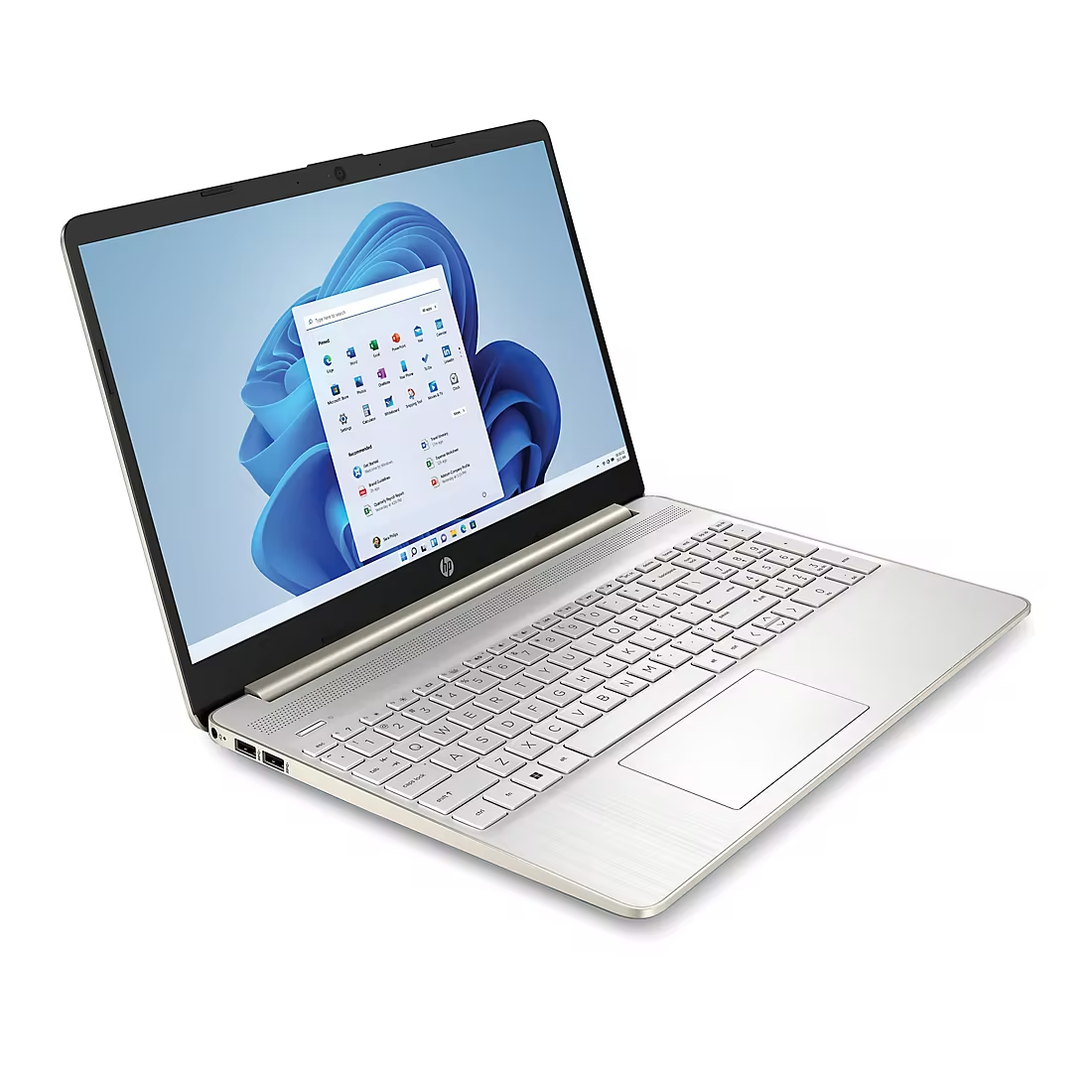 HP 15.6 inch Full HD Laptop, AMD Ryzen 5 5500U Processor, 8GB Memory, 512GB SSD, AMD Radeon Graphics, Silver